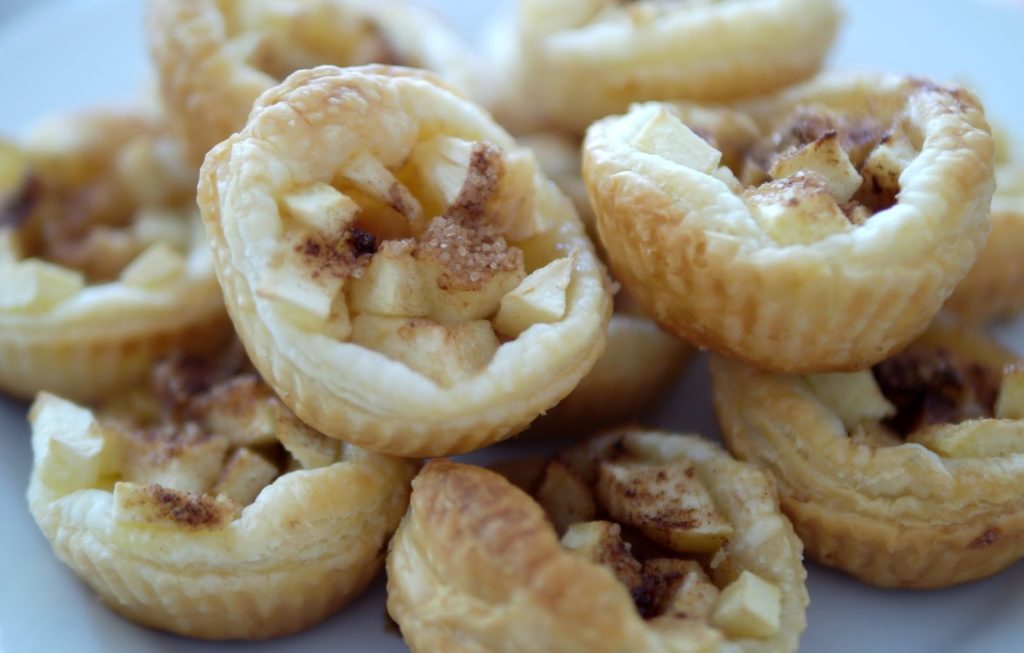 Mini-Blätterteig-Muffins mit Äpfeln  | Backen | Gebäck | Rezept