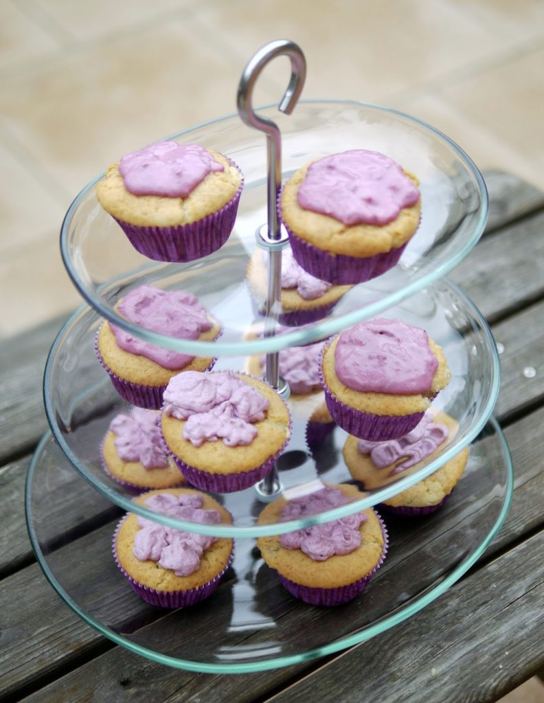 Cupcakes mit Brombeerfüllung | Backen | Muffins | Rezept