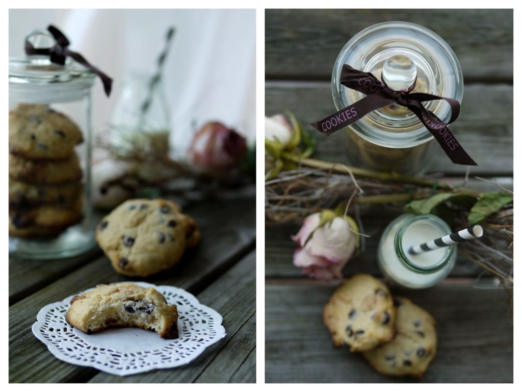 Frischkäse Cookies mit Schokolade | Backen | Rezept | Kekse 
