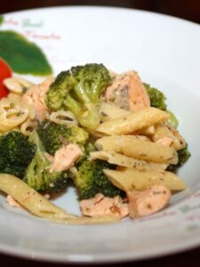 Brokkoli-Lachs-Pfanne