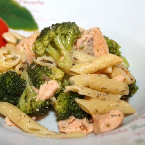 Brokkoli-Lachs-Pfanne