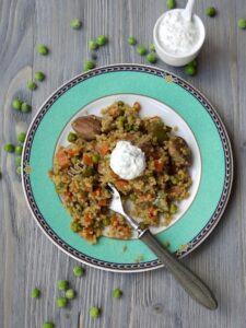 Bulgur-Hähnchen-Pfanne