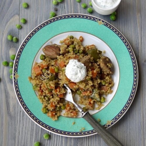 Bulgur-Hähnchen-Pfanne