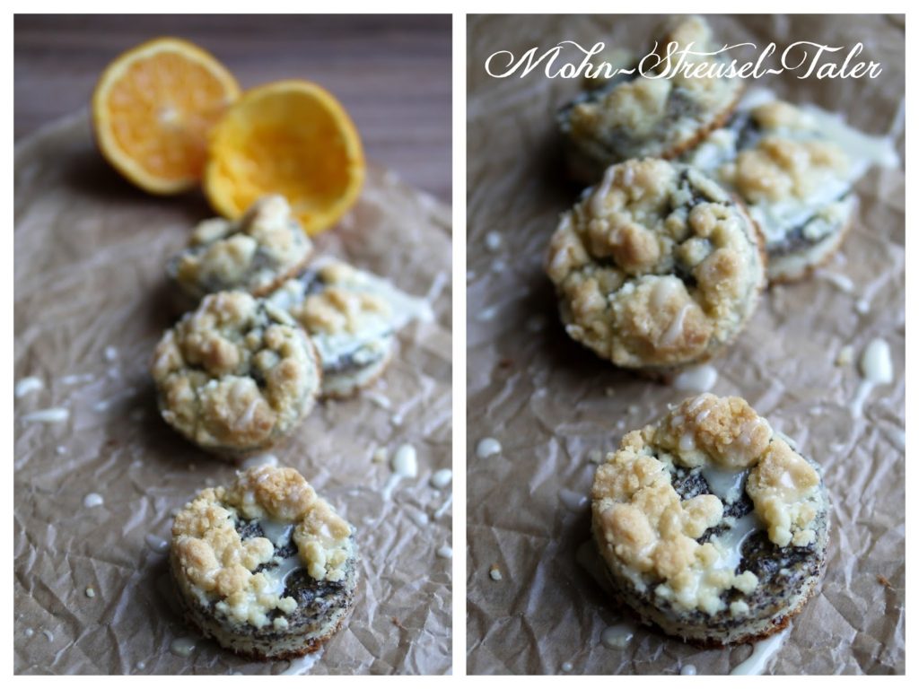 Mohn-Streusel-Taler | Backen | Kuchen | Gebäck | Rezept | Quark-Öl-Teig