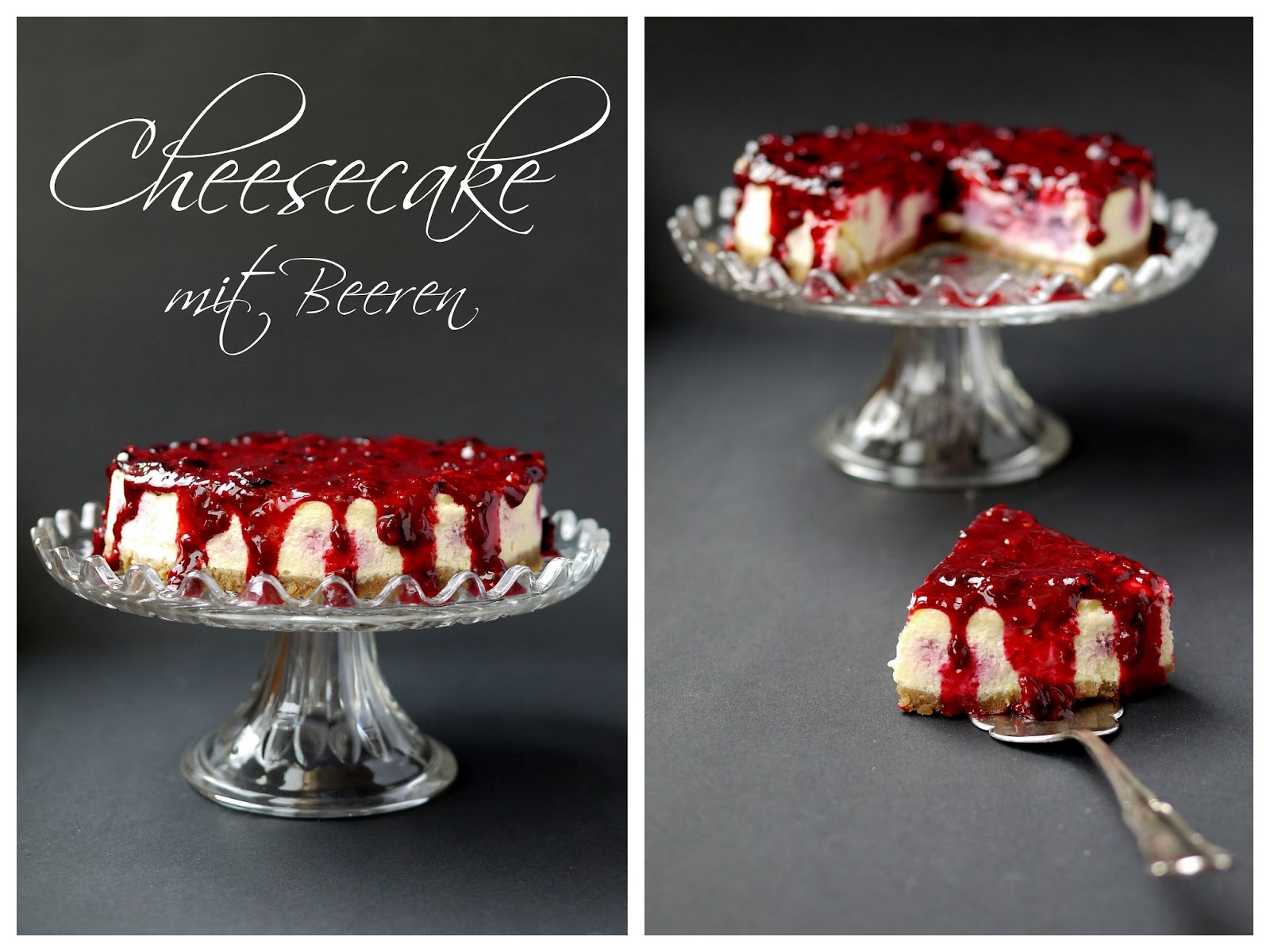 Cheesecake mit Beeren - Experimente aus meiner Küche