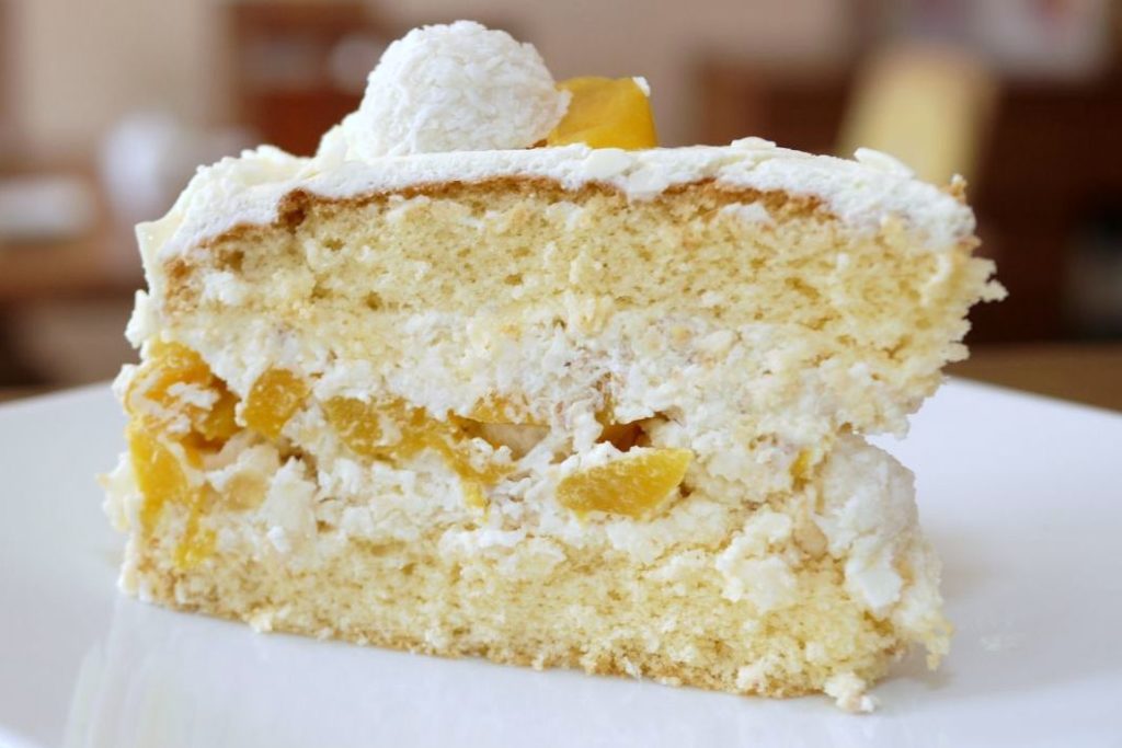 Pfirsich-Raffaello-Torte | Backen | Kuchen | Torte