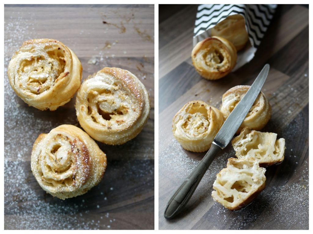 Experimente aus meiner Küche: Blätterteig-Muffins mit Apfel und Chia-Samen