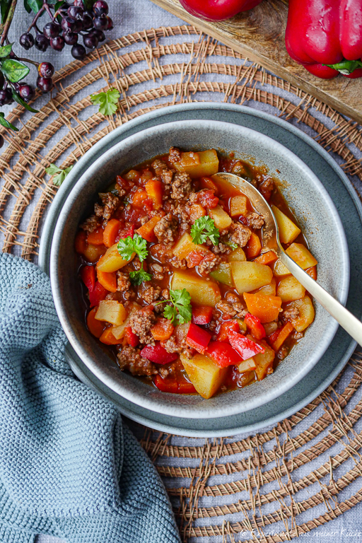 Hackfleischtopf mit Kartoffeln