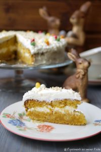 Möhrentorte zu Ostern | Backen | Karottenkuchen | Rezept