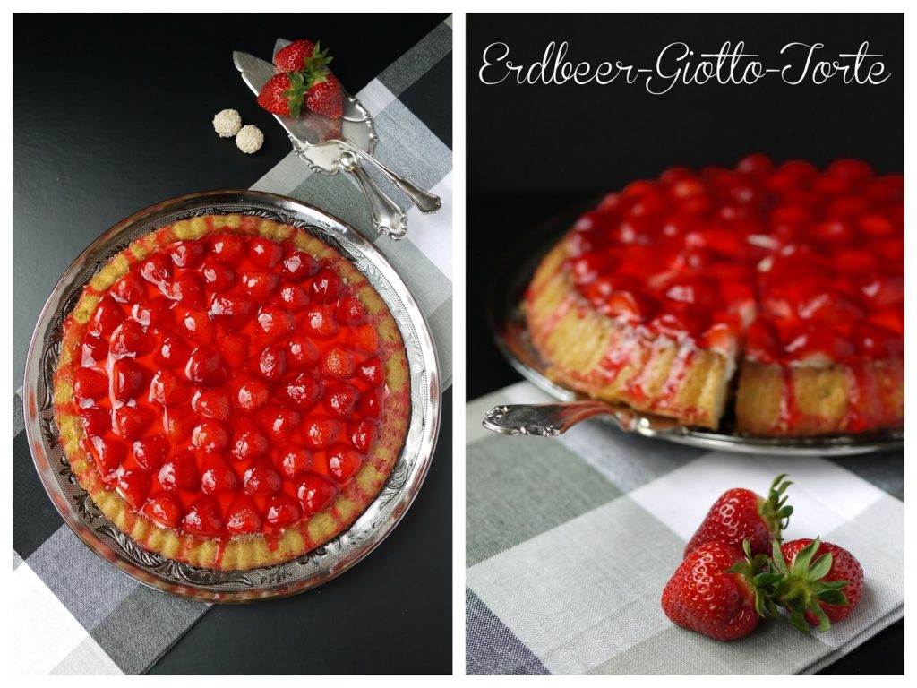 Experimente aus meiner Küche: Erdbeer-Giotto-Torte #ichbacksmir
