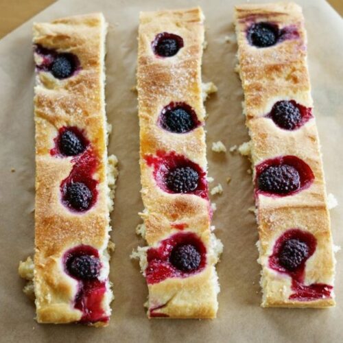 Brombeer-Focaccia