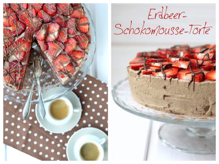 Erdbeer-Schokomousse-Torte