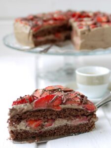 Erdbeer-Schokomousse-Torte