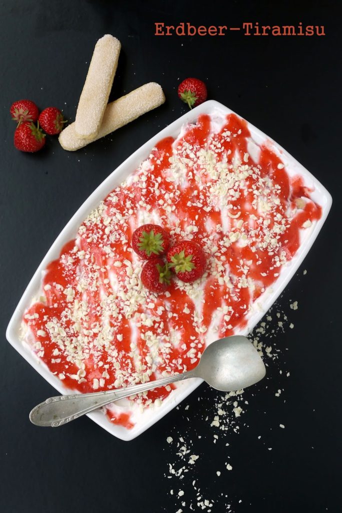 Experimente aus meiner Küche: Erdbeer-Tiramisu