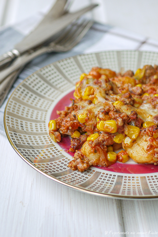 Gnocchi Auflauf mit Hackfleisch Rezept