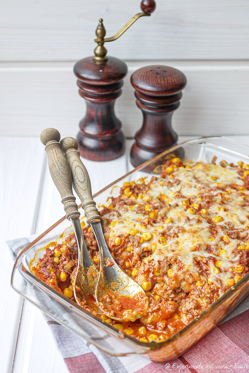 Gnocchiauflauf mit Hackfleisch