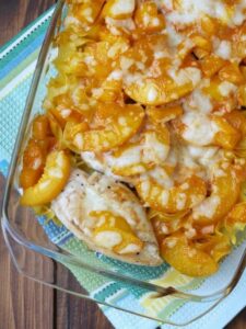 Überbackene Hähnchen Melba