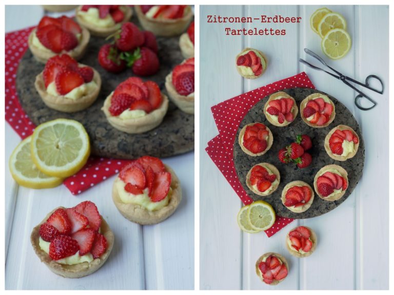 Zitronen-Erdbeer-Tartelettes