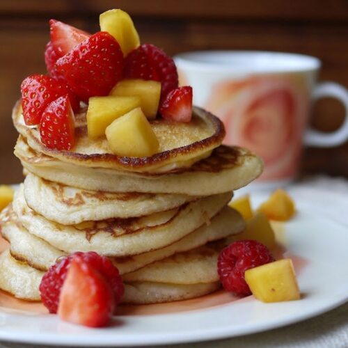 Pancakes mit Joghurt