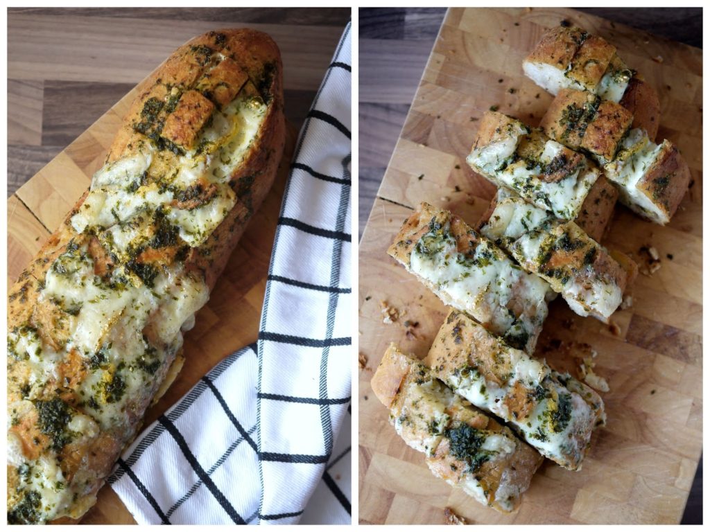 Experimente aus meiner Küche: Kräuter-Käse-Baguette