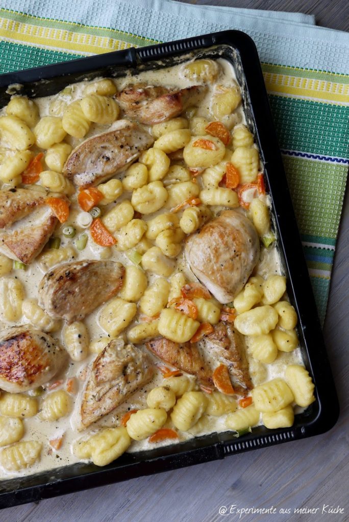 Experimente aus meiner Küche: Gnocchi-Hähnchen-Auflauf Experimente aus meiner Küche: Gnocchi-Hähnchen-Auflauf