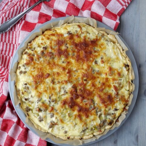 Hack-Lauch-Quiche