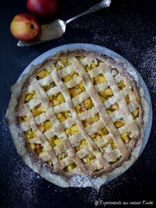 Nektarinen-Marzipan-Tarte