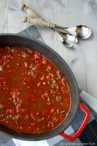 Rindergulasch im Topf