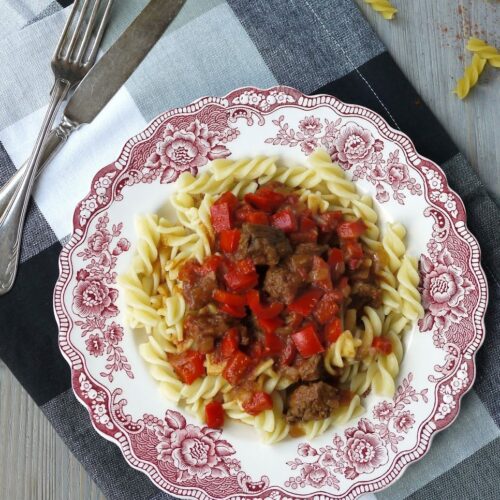 Saftiges Rindergulasch