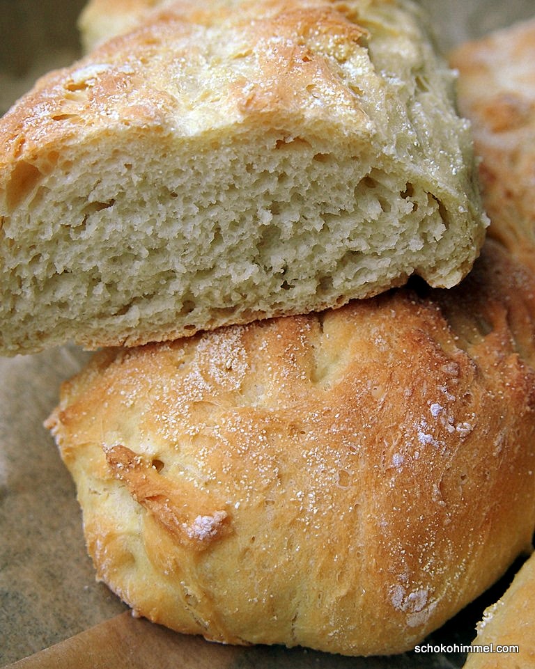 Experimente aus meiner Küche: Grieß-Baguette #breadbakingfriday
