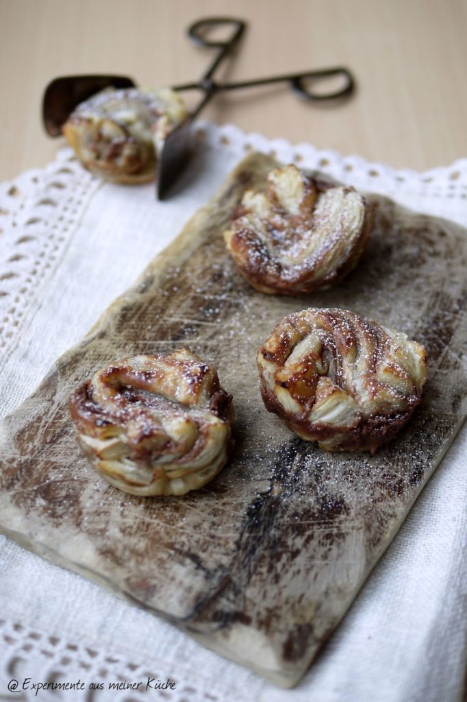 Experimente aus meiner Küche: Schoko-Blätterteig-Gebäck