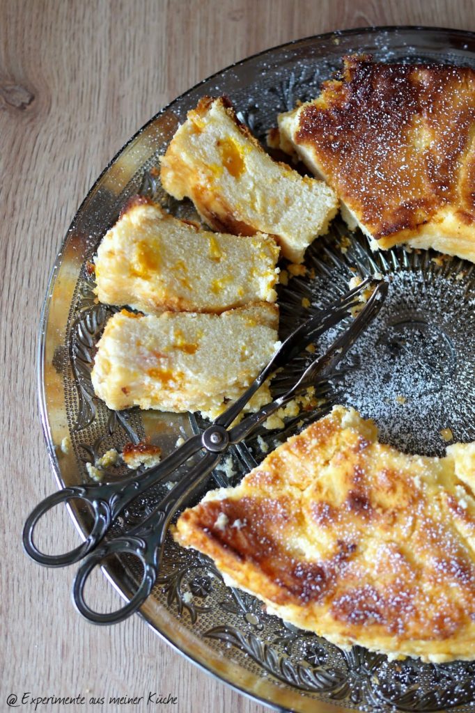 Experimente aus meiner Küche: Käsekuchen ohne Boden Käsekuchen mit Mandarinen