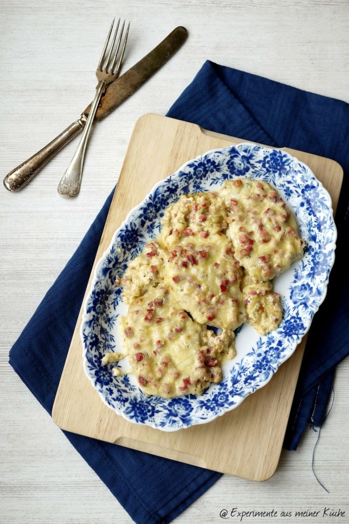 Überbackene Minutenschnitzel