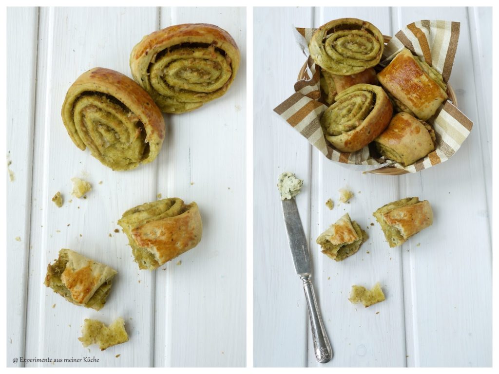 Experimente aus meiner Küche: Pestoschnecken #breadbakingfriday