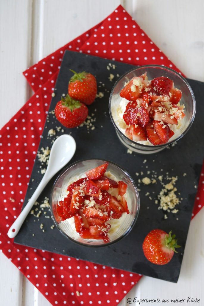 Experimente aus meiner Küche: Erdbeer-Shortbread-Dessert