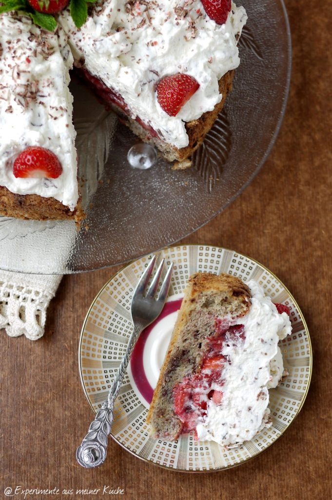 Experimente aus meiner Küche: Erdbeer-Yogurette-Torte #glutenfrei