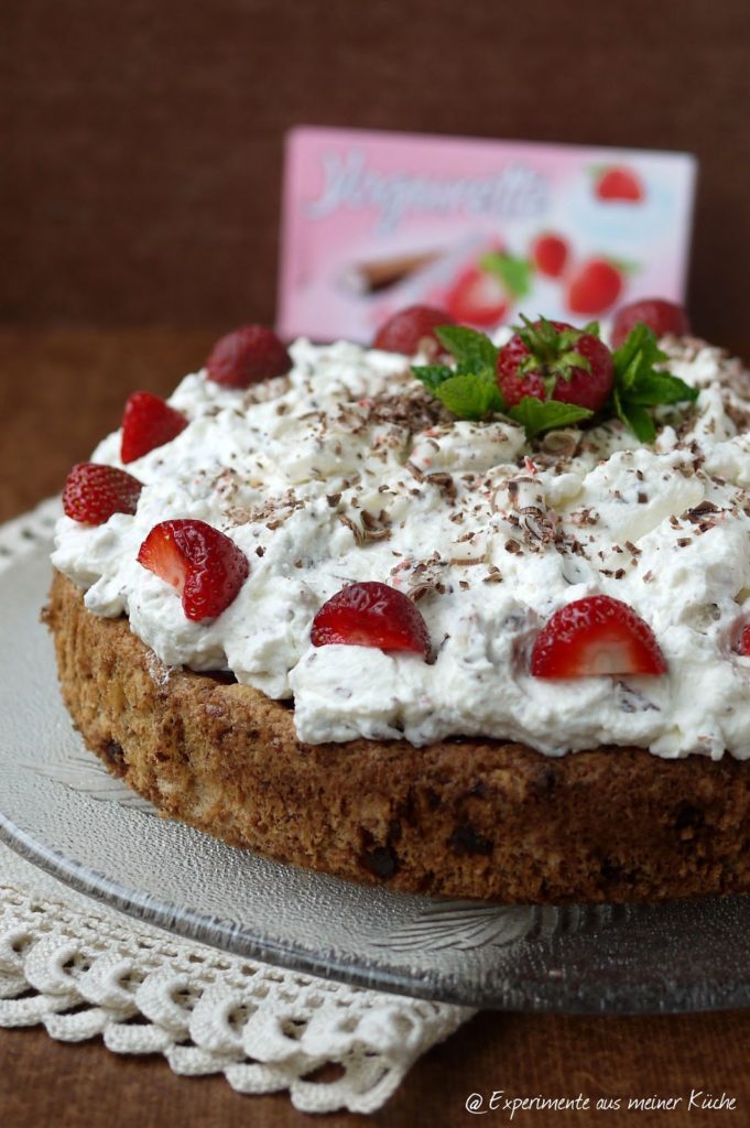 Experimente aus meiner Küche: Erdbeer-Yogurette-Torte #glutenfrei