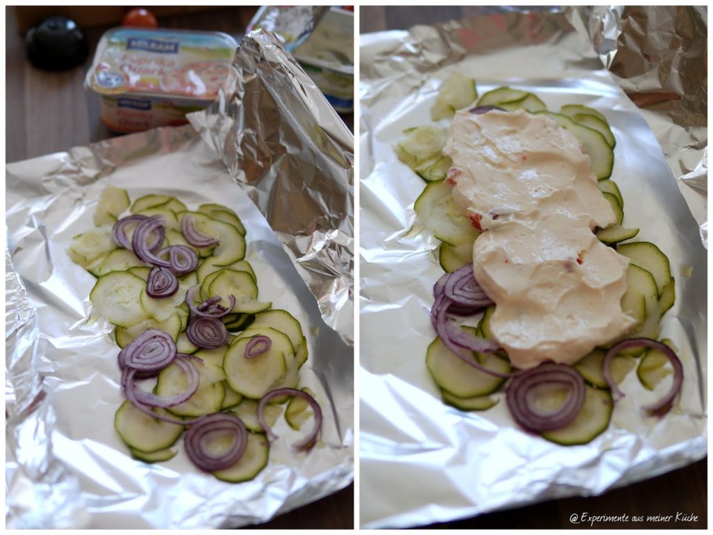 Experimente aus meiner Küche: Lachs-Gemüse-Päckchen vom Grill