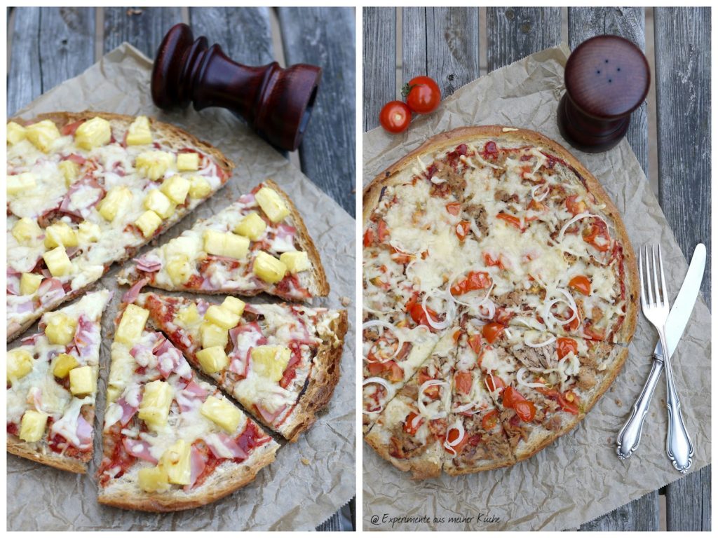 Experimente aus meiner Küche: Fladenbrotpizza