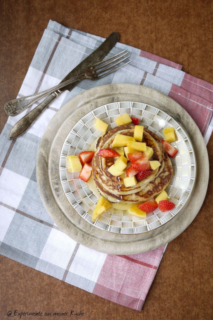 Experimente aus meiner Küche: Mangobuttermilch-Pancakes