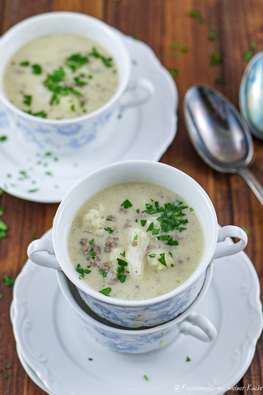 Blumenkohl Käse Suppe