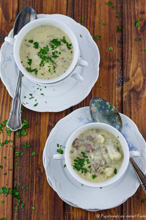 Blumenkohl Käsesuppe