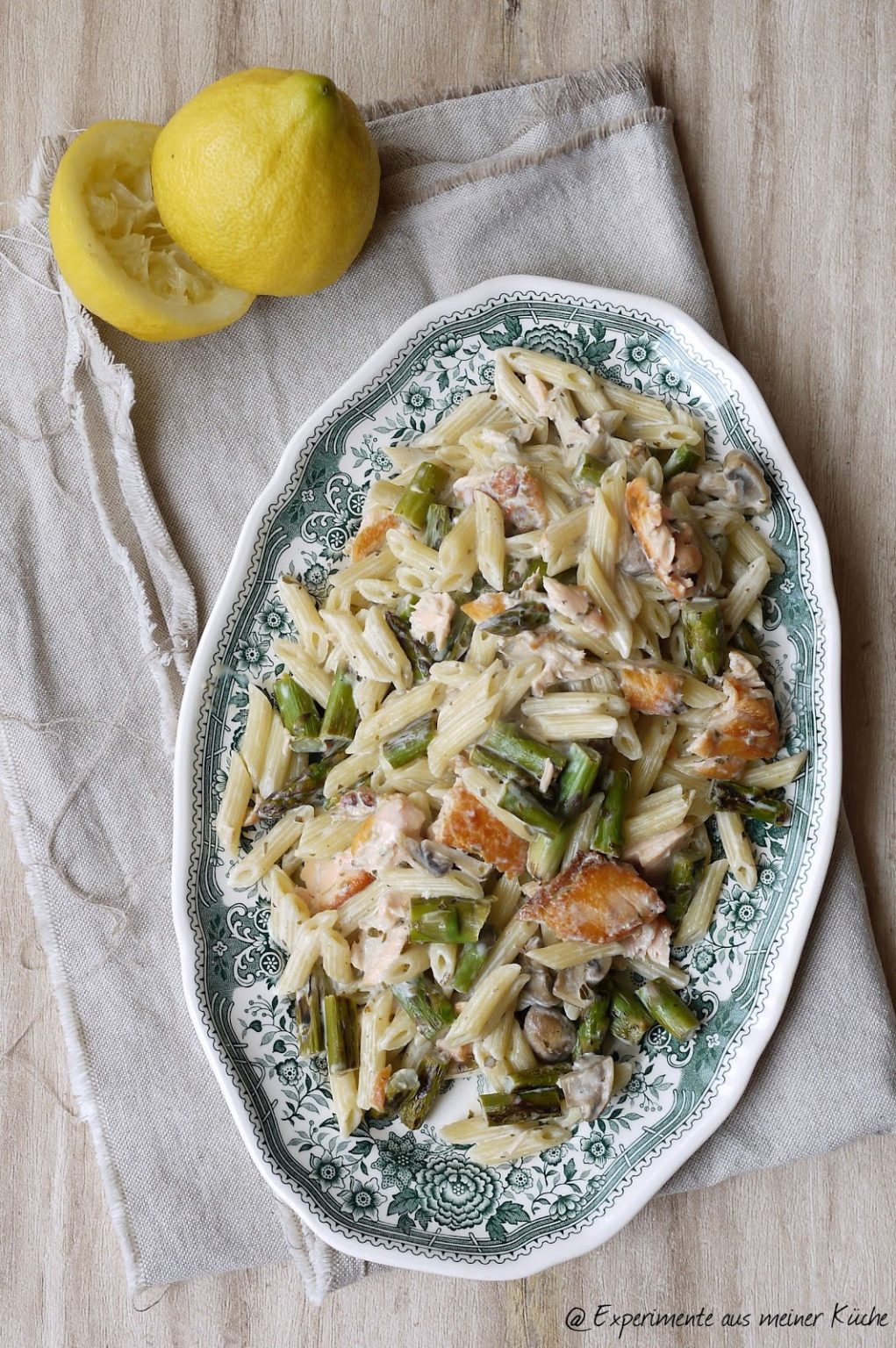 Spinat-Lachs-Pasta - Experimente aus meiner Küche