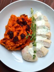 Kürbis – Rote Bete – Püree