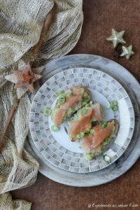 Bruschetta mit Lachs