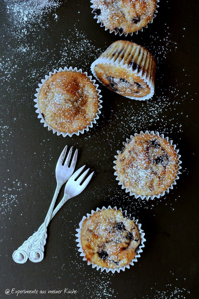 Experimente aus meiner Küche: Bananen-Blaubeer-Muffins