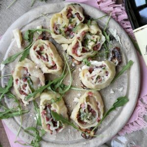Flammkuchen-Schnecken