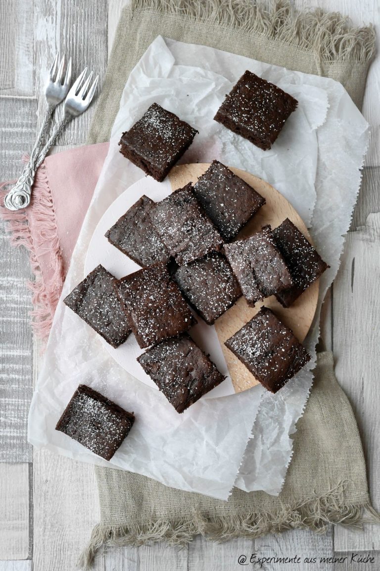 Gesunde Brownies mit Apfelmus