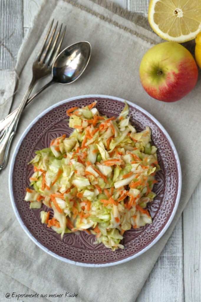 Experimente aus meiner Küche: Spitzkohl-Möhren-Salat | Rezept | Essen | Kochen | Weight Watchers