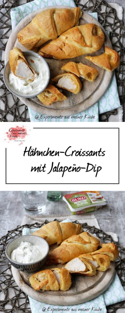 Hähnchen-Croissants mit Jalapeño-Dip | Rezepte | Fingerfood
